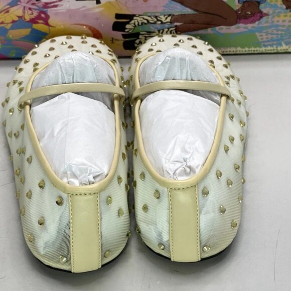 NEW JEFFREY CAMPBELL Swanlake-J Flats – Women’s Size 7 – Beige – New With Box - Picture 7 of 13